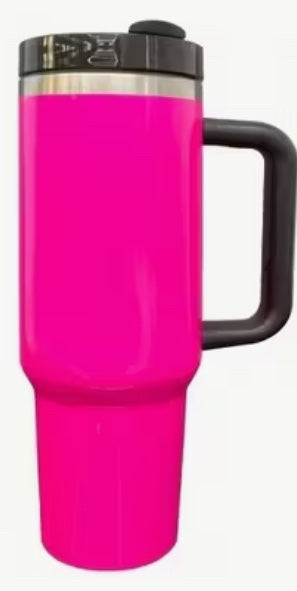 PERSONALIZED 30 OZ NEON COLORED TUMBLER
