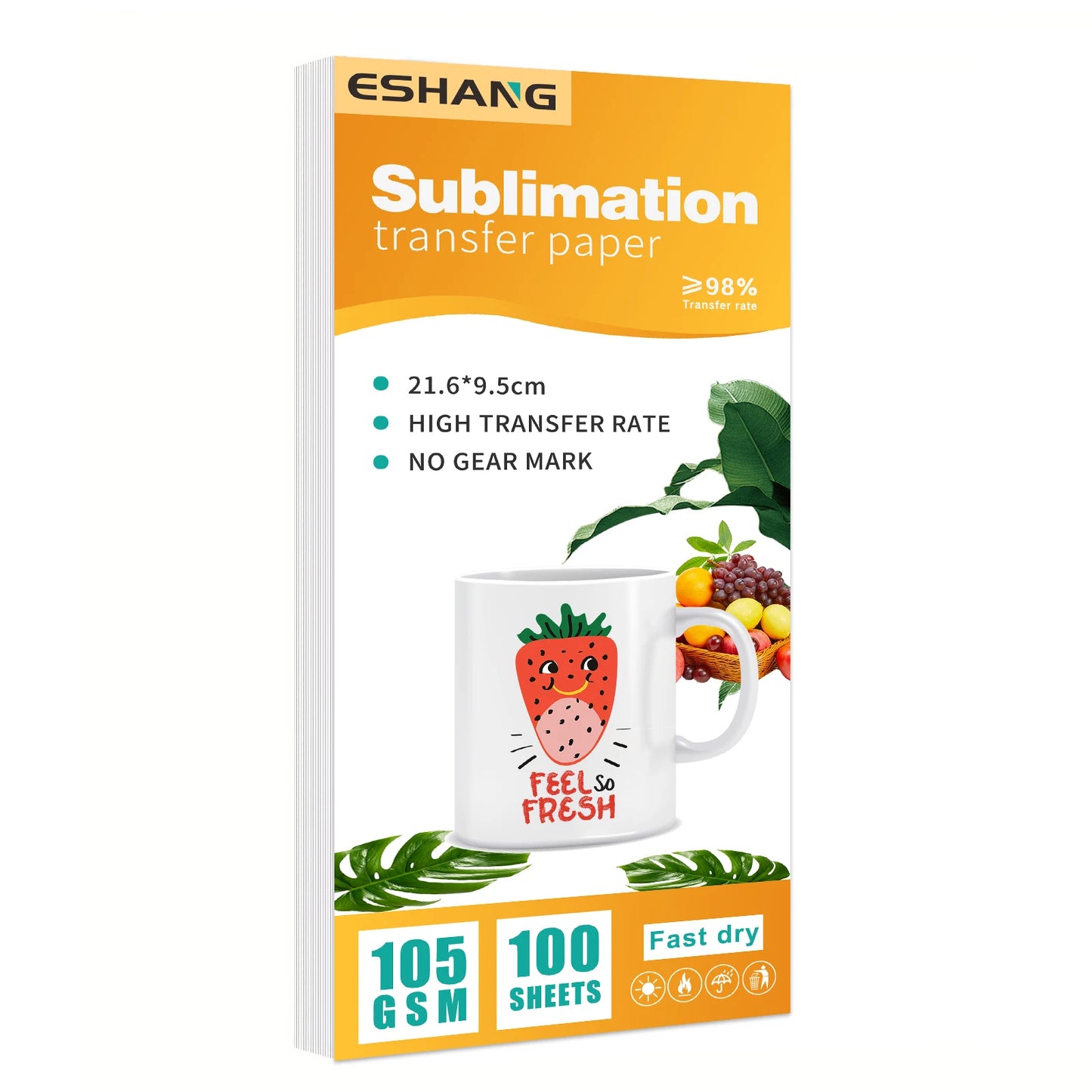 A4/Letter Size Sublimation Paper for Inkjet Printer 105g or 125g Sublimation Transfer Blanks Paper Material DIY T-Shirts Mugs