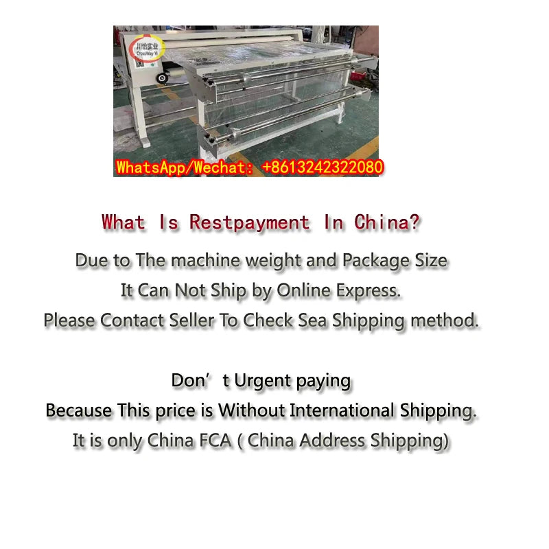 Full Working Table 5 Feet Transfer Rotary Calander Heat Press for Dye Sublimation Printing