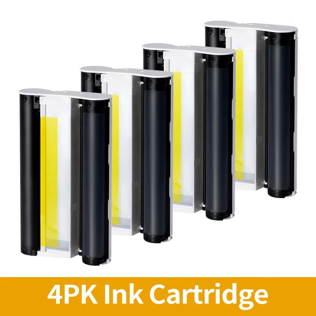 Compatible Canon KP-108IN 3 Color Ink 180 Sublimation Photo Paper 4*6" (100*148mm) for Canon Selphy CP1300 CP1200 CP900 Printer