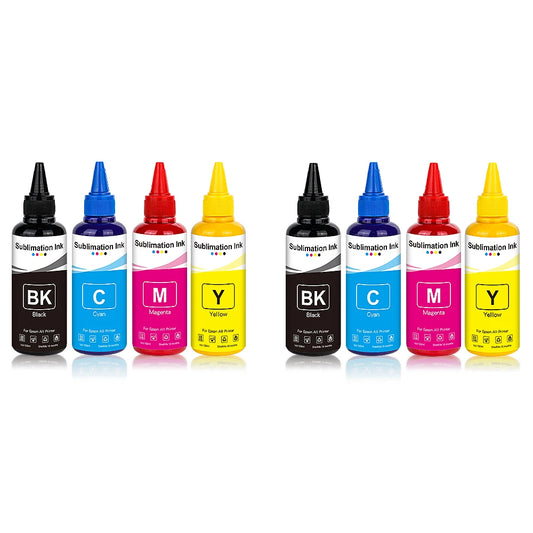 100ml Sublimation Ink 4Colors/Set For Epson All Printer ET-3700 ET-3800 ET-3850 ET-4800 ET-4810 ET-4850 ET-7700 printer ink