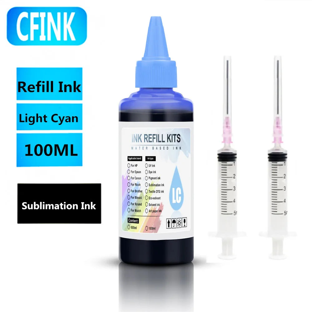 100ML Sublimation Ink For Epson Expression Photo HD XP-15000 XP15000 XP-15010 XP15010 XP-15080 XP15080 Printer