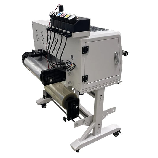 32cm Direct To Film Small UV DTF Printer Color&White&Color&Varnish In One Pass Stable Performance A3 UV Impresora For Phone Case