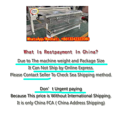 Full Working Table 5 Feet Transfer Rotary Calander Heat Press for Dye Sublimation Printing