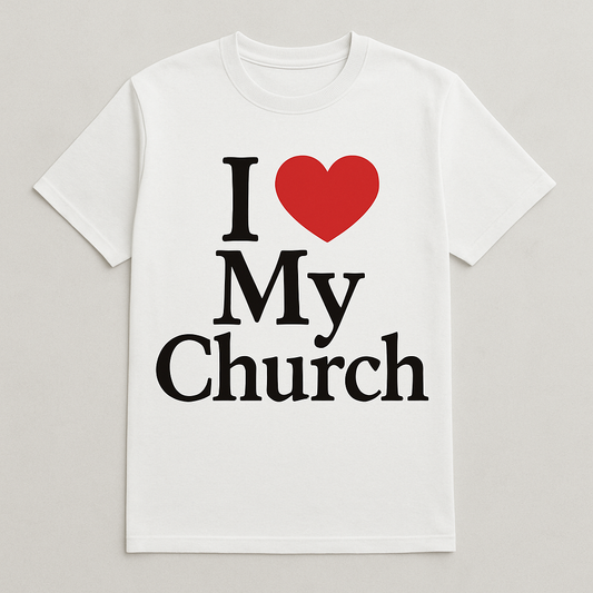I LOVE MY CHURCH T-SHIRT