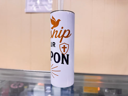 WORSHIPER'S PERSONALIZED TUMBLERS