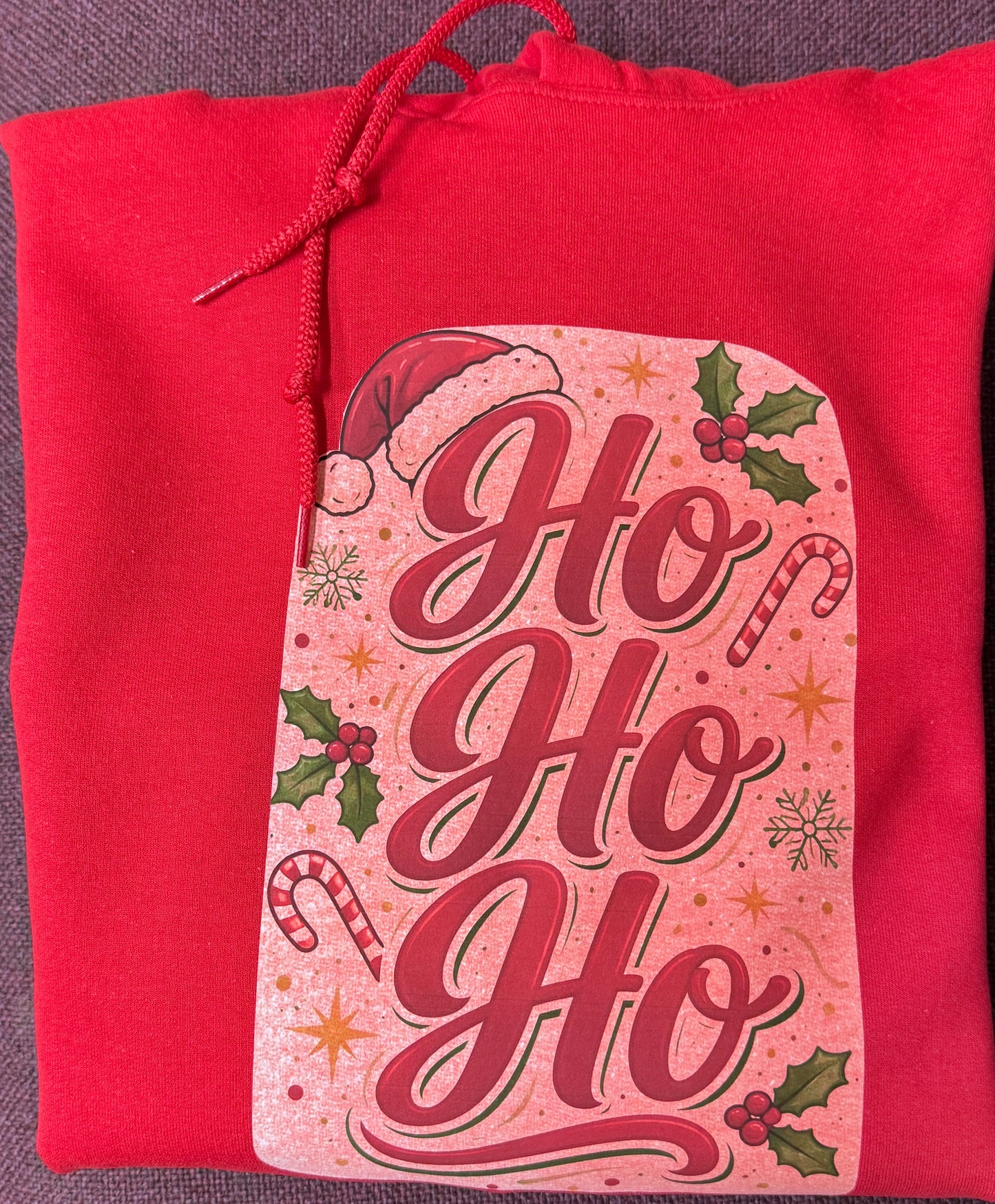 SWEAT À CAPUCHE DE NOËL (HO HO HO)
