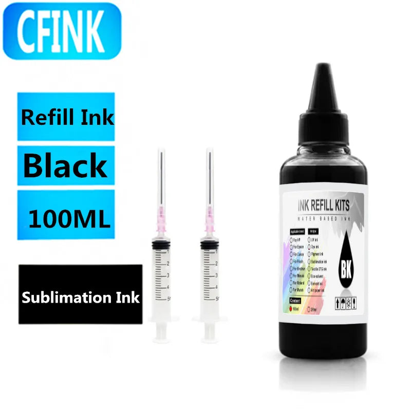 100ML Sublimation Ink For Epson Expression Photo HD XP-15000 XP15000 XP-15010 XP15010 XP-15080 XP15080 Printer
