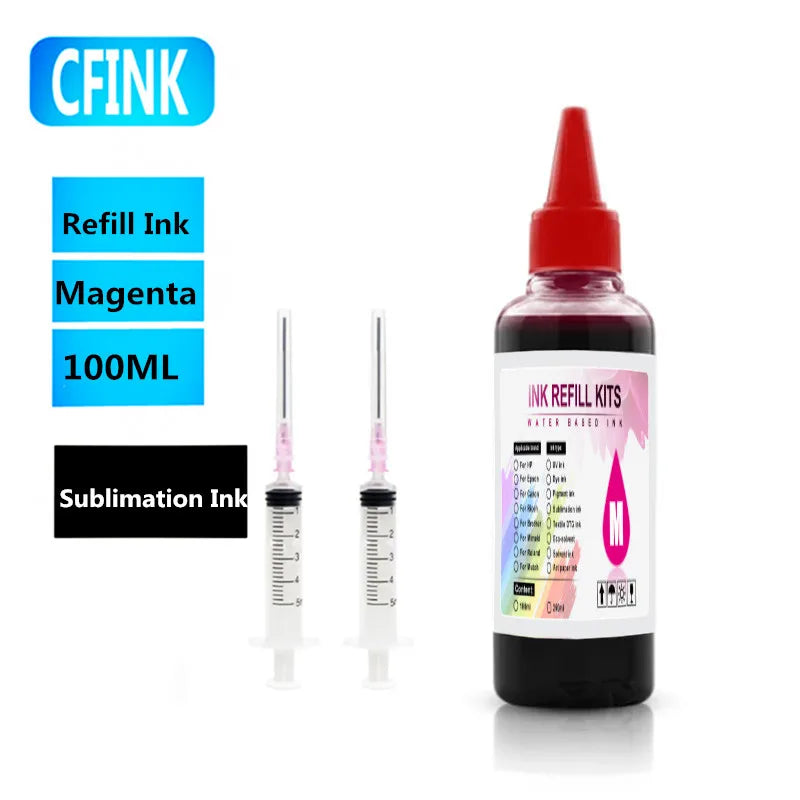100ML Sublimation Ink For Epson Expression Photo HD XP-15000 XP15000 XP-15010 XP15010 XP-15080 XP15080 Printer
