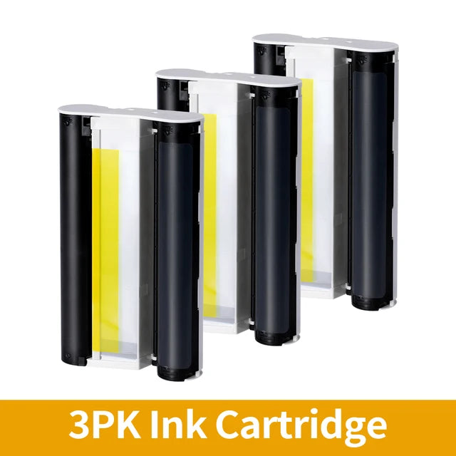 Compatible Canon KP-108IN 3 Color Ink 180 Sublimation Photo Paper 4*6" (100*148mm) for Canon Selphy CP1300 CP1200 CP900 Printer