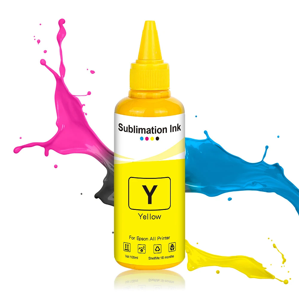 100ml Sublimation Ink 4Colors/Set For Epson All Printer ET-3700 ET-3800 ET-3850 ET-4800 ET-4810 ET-4850 ET-7700 printer ink